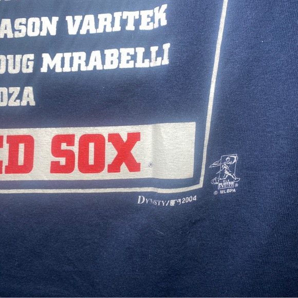 Boston Red Sox vintage mlb baseball 2004 Champions shirt size medium - Picture 7 of 7